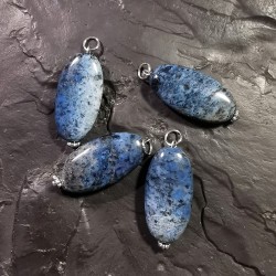 Dumortiérite - Pendentif ovale - 6ème chakra